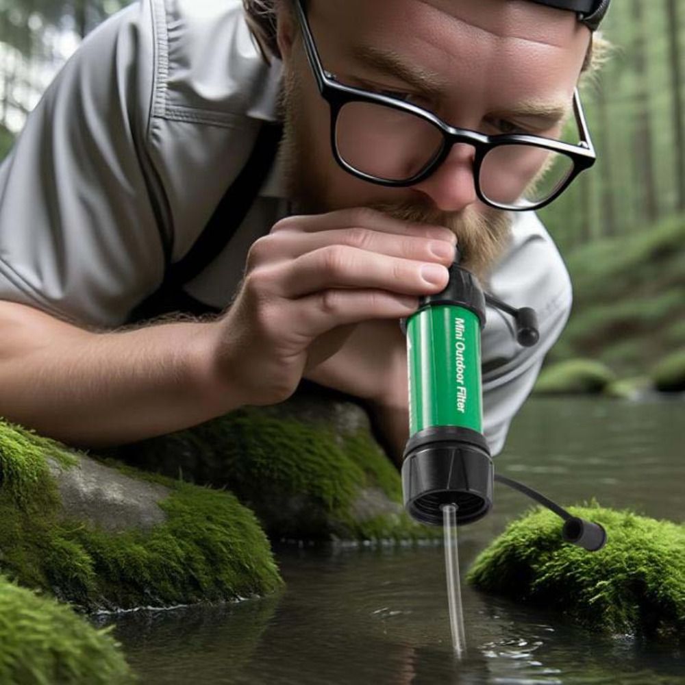 Water Purification Straw - Mini Su Filtresi Pipet Arıtıcı Doğrudan
