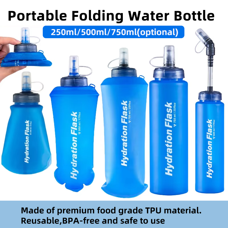 250ml 500ml 750ml Taşınabilir  - Water Bag Collapsible incelemesi ve fiyatı