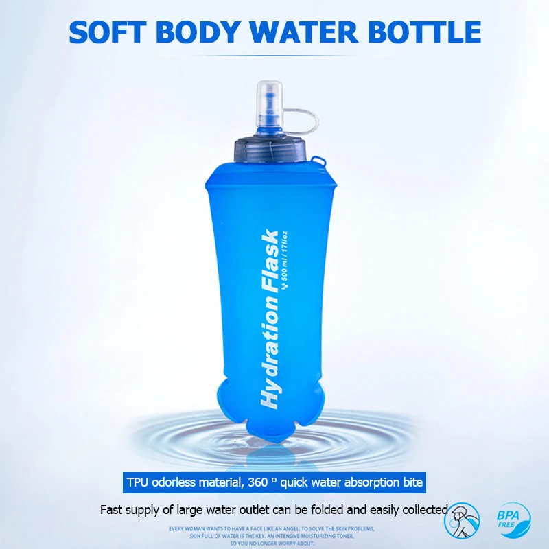 250ml 500ml 750ml Taşınabilir  - Water Bag Collapsible incelemesi ve fiyatı